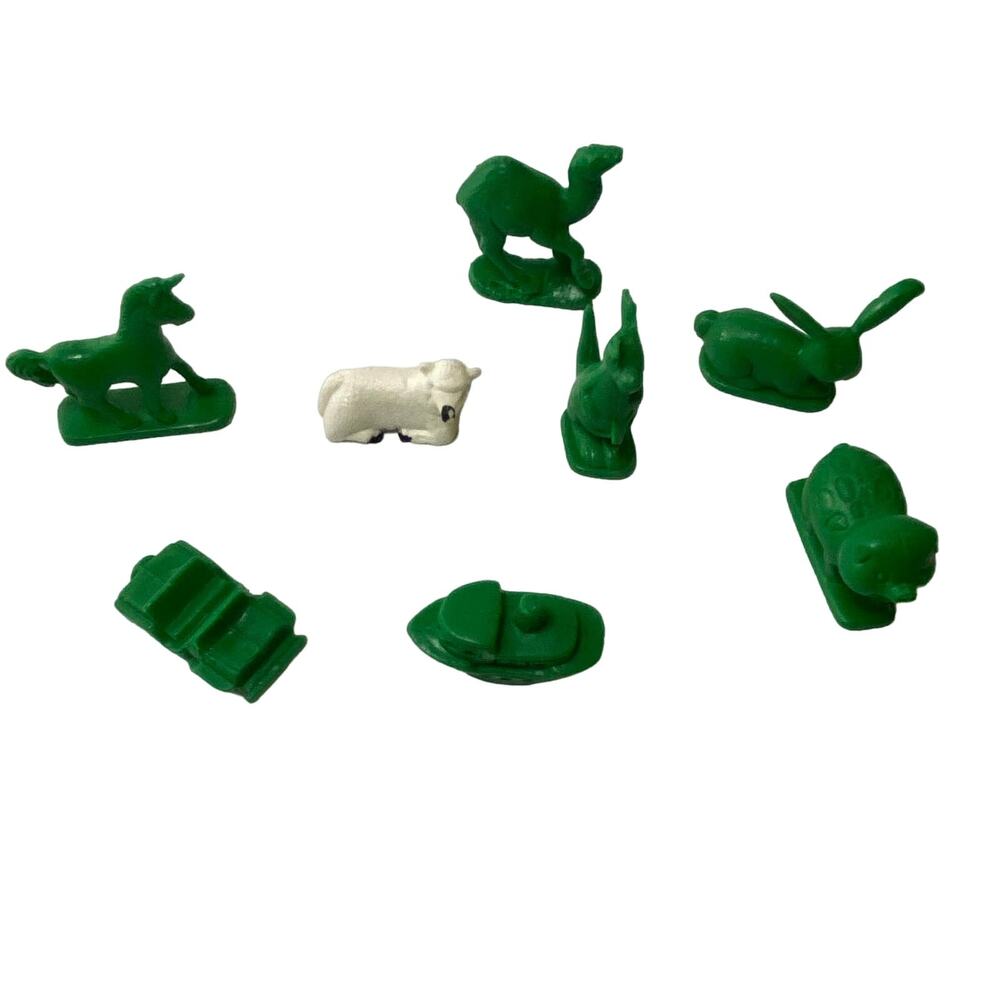 Tupperware Tuppertoy Figures Set 8 Busy Blocks Replacement Toys Animals Vehicle